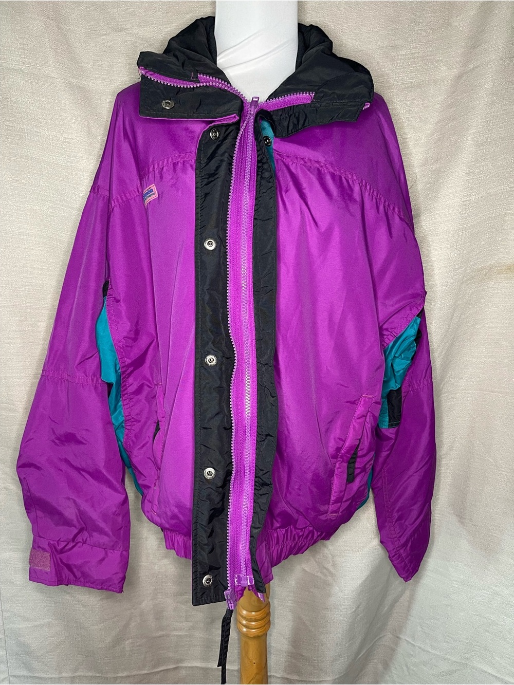Vintage Columbia Bugaboo Purple Wind Jacket